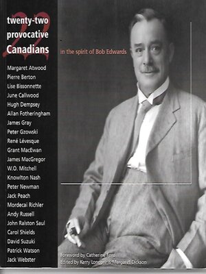 cover image of Twenty-Two Provocative Canadians